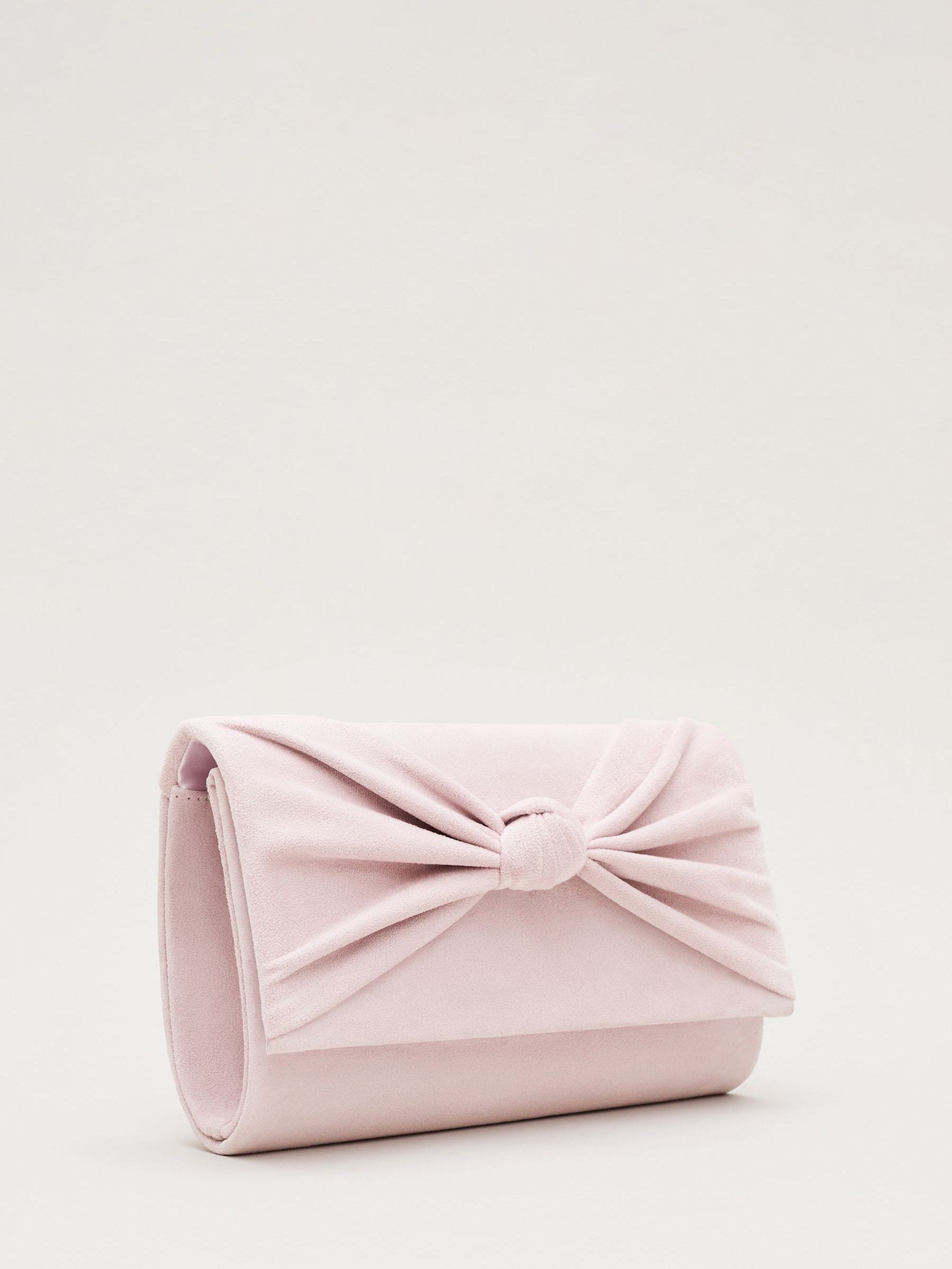Roze - Phase Eight Knot Front Clutch Bag