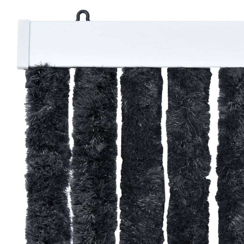 Moustiquaire anthracite 56x200 cm chenille