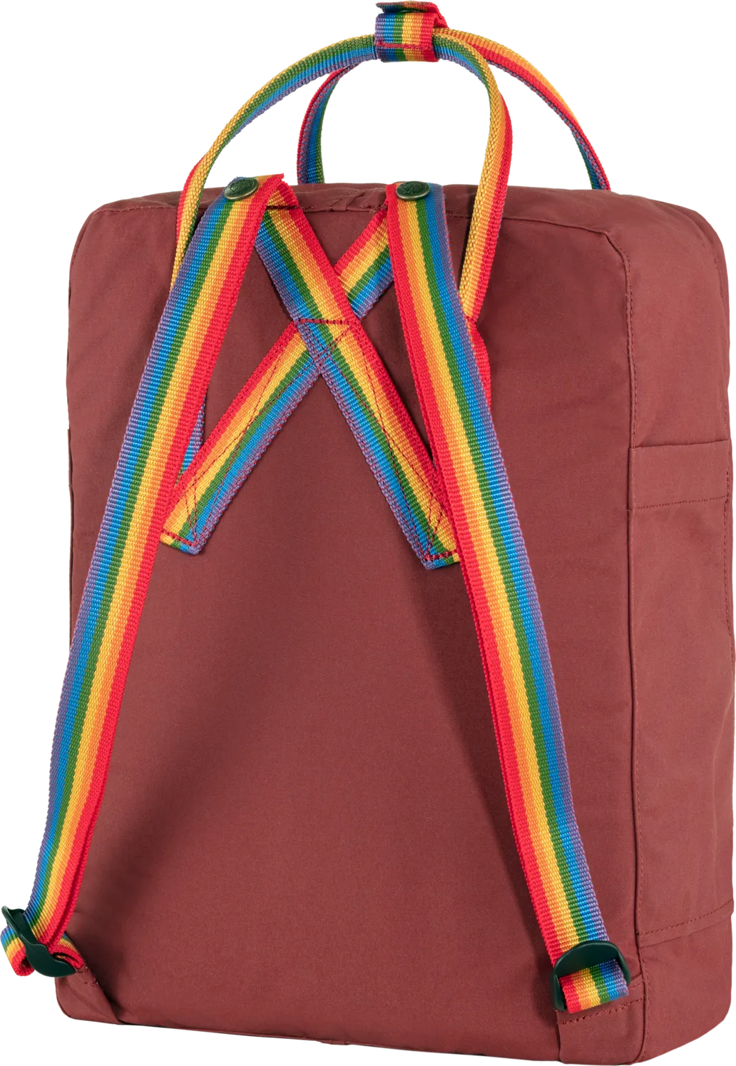 Fjällräven Kånken Rainbow Ox Red-Rainbow Pattern
