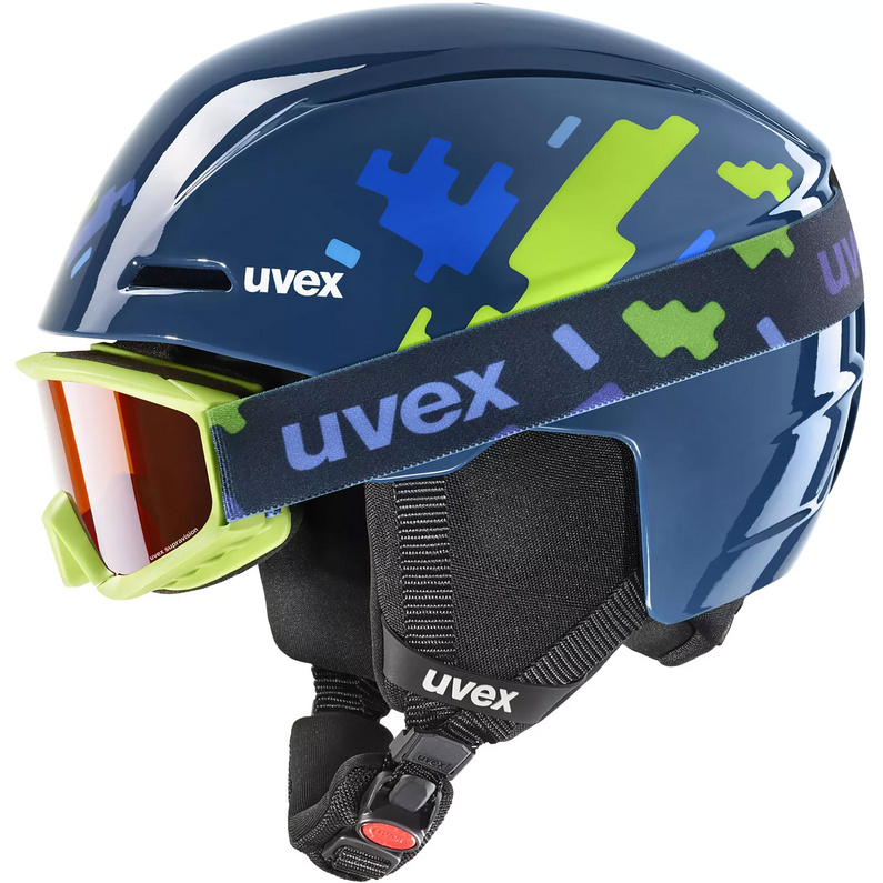 Uvex Kinder Viti Set Skihelm
