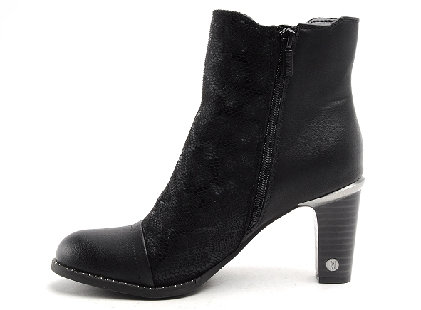 Mustang boots bottine talons femme 1470502 noir