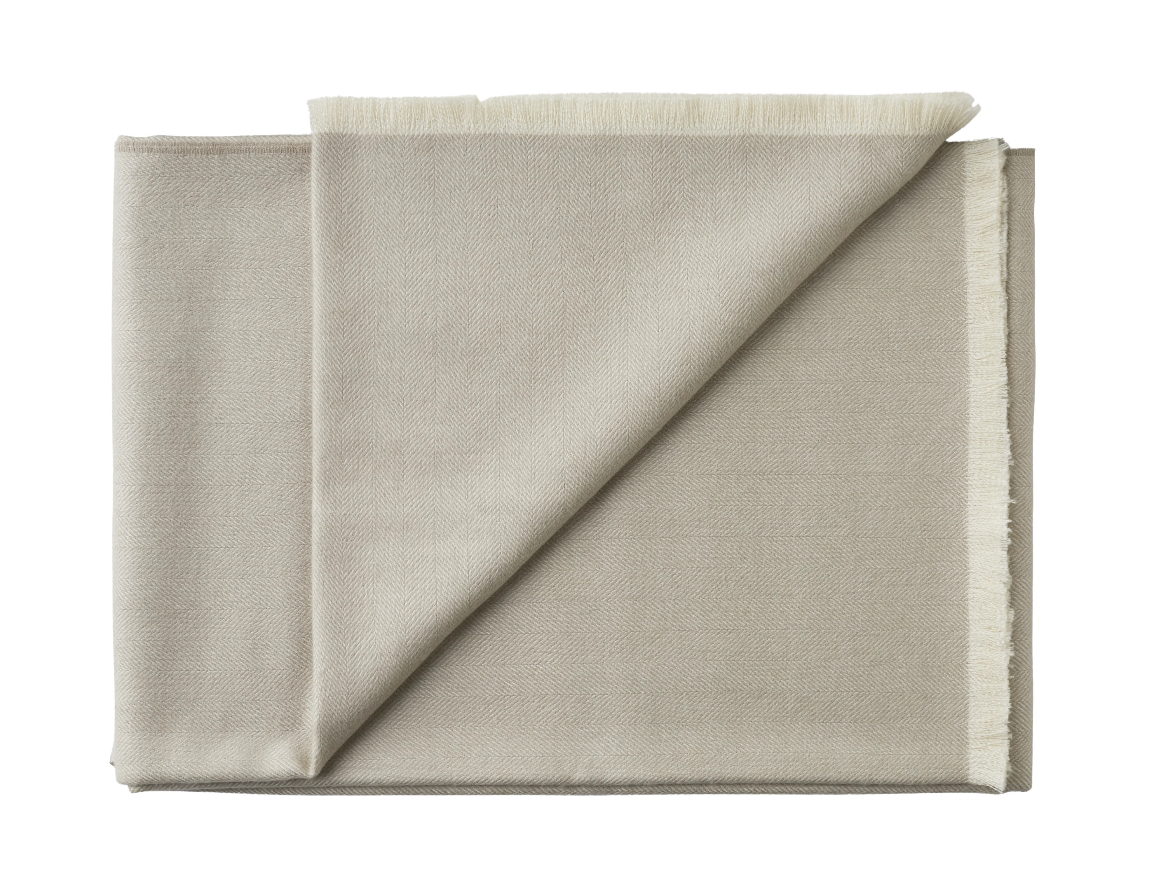 Silkeborg Uldspinderi  Trujillo tæppe, Warm grey - 130x200 cm.