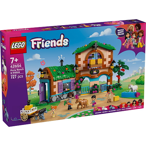 LEGO Friends Ponyfarm og stald 42654