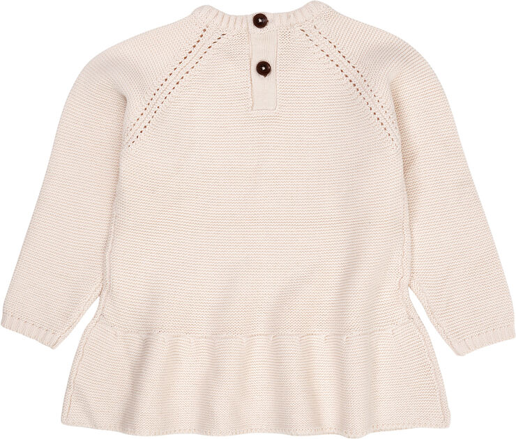 Copenhagen Colors KNITTED PULLOVER W. FRILL Soft pink