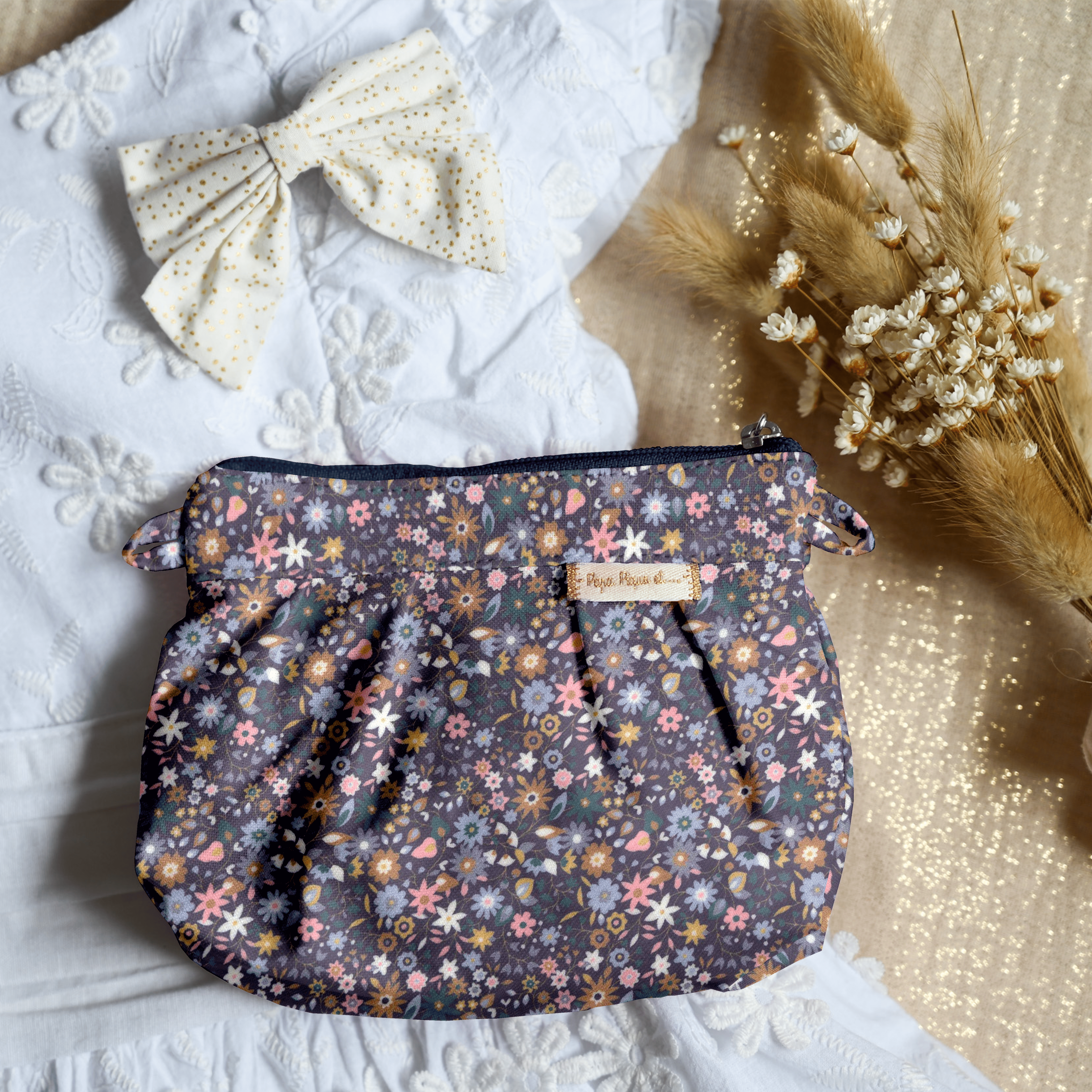 Mini Pochette Plissée Seventies