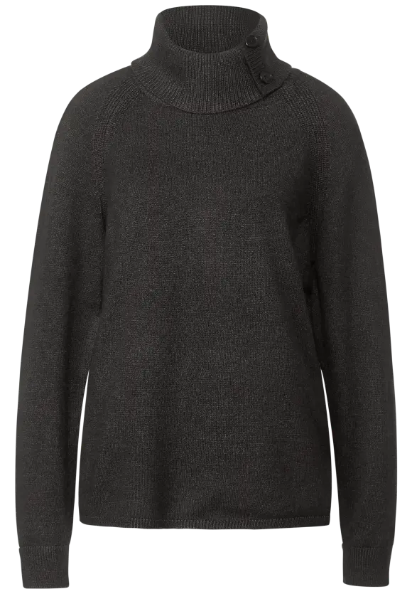 Pullover mit Rollkragen - anthracite melange