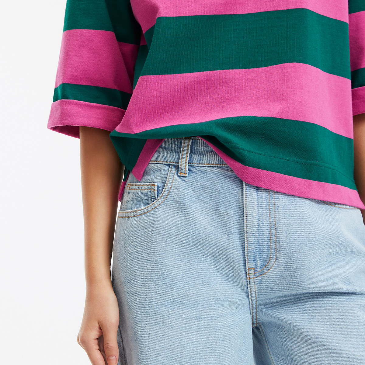 COLEÇÕES LA REDOUTE<br>Bermudas em ganga
