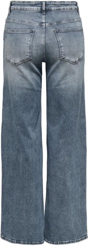 Only - ONLMADISON - Jeans - Special Blue Grey Denim - Wide Leg - High Waist
