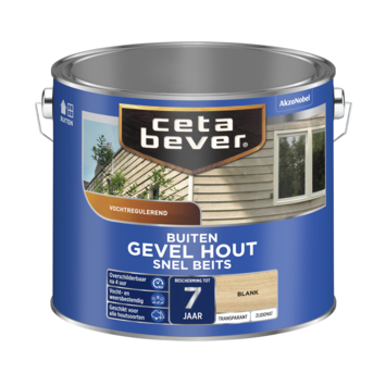 CetaBever Snelbeits Gevel & Kozijn zijdemat transparant blank 2,5 liter