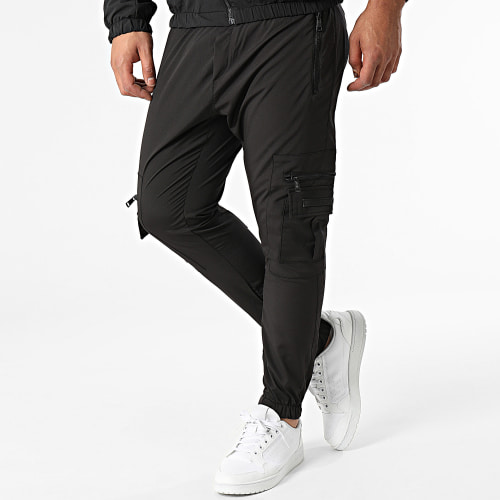 Ensemble Veste Capuche et Pantalon Cargo Noir