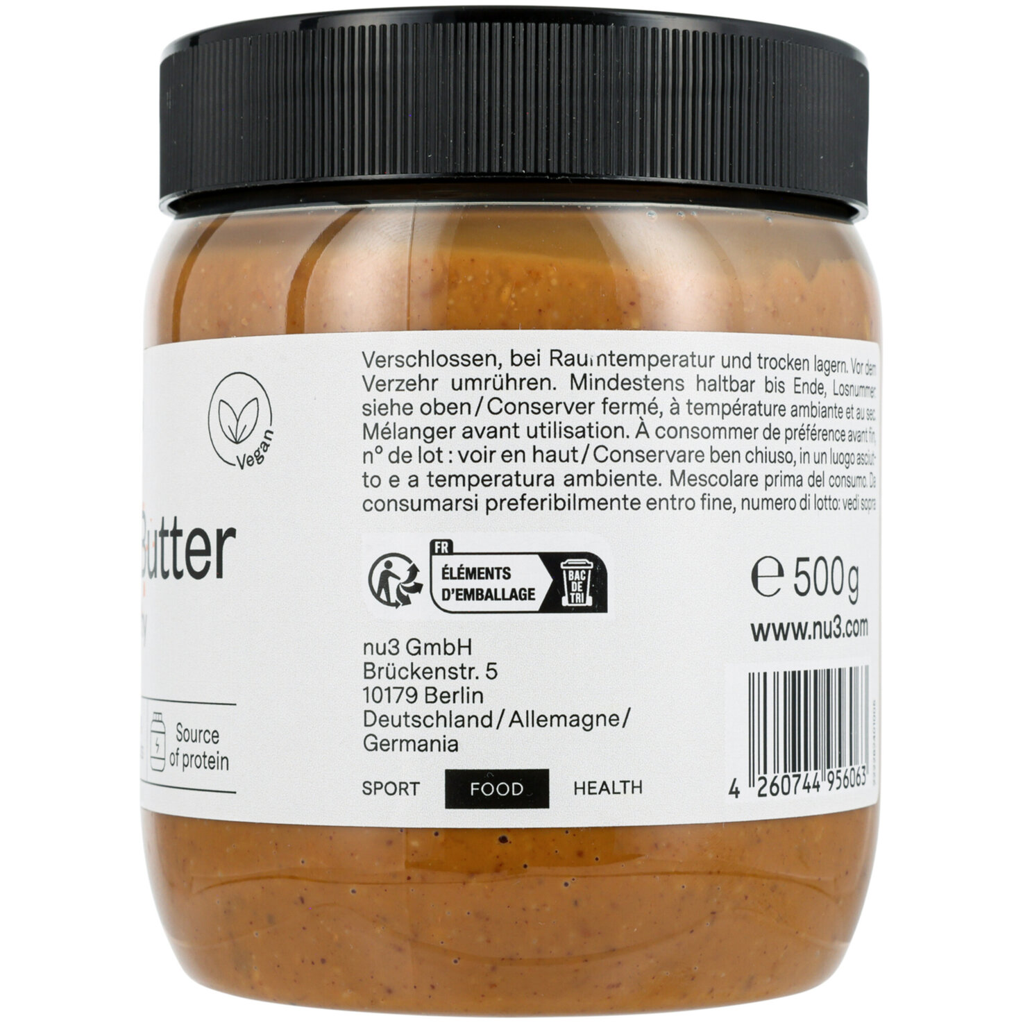 nu3 Peanut Butter Crunchy