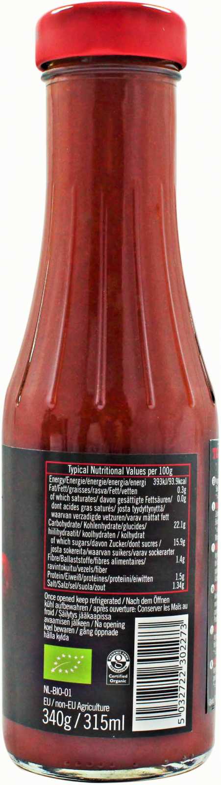 Ketchup de tomate orgânico Biona 340g