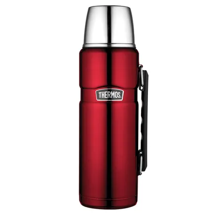 Thermos Isolierflasche cranberry red pol 1,2 Liter