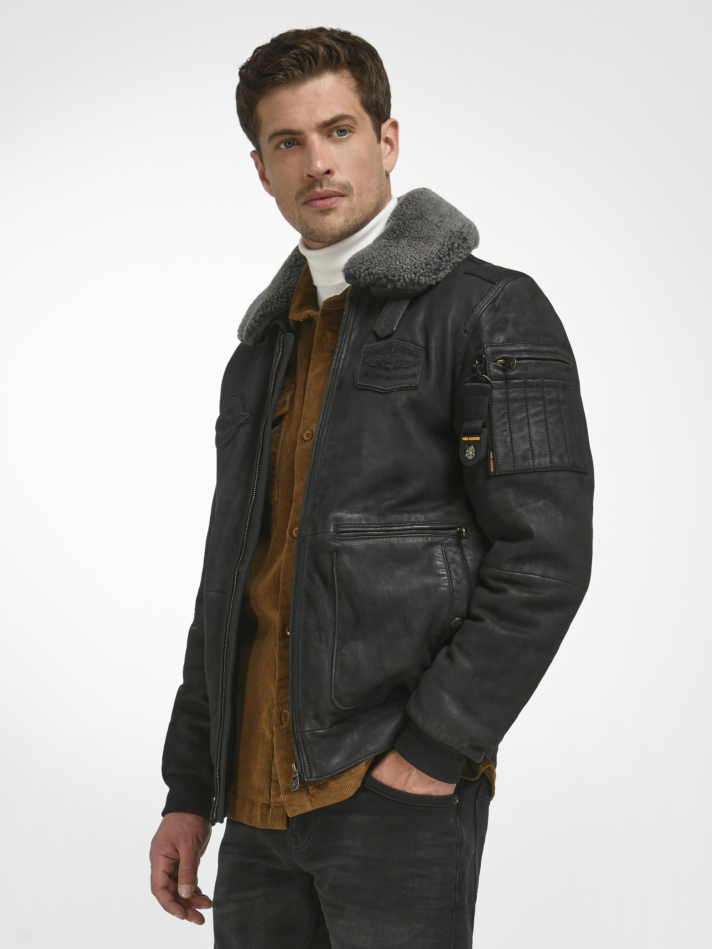 Lederjacke