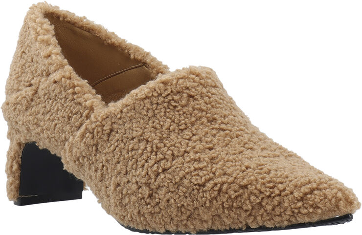 Bianco Rowe Heel Step Down Mule #SH Cognac