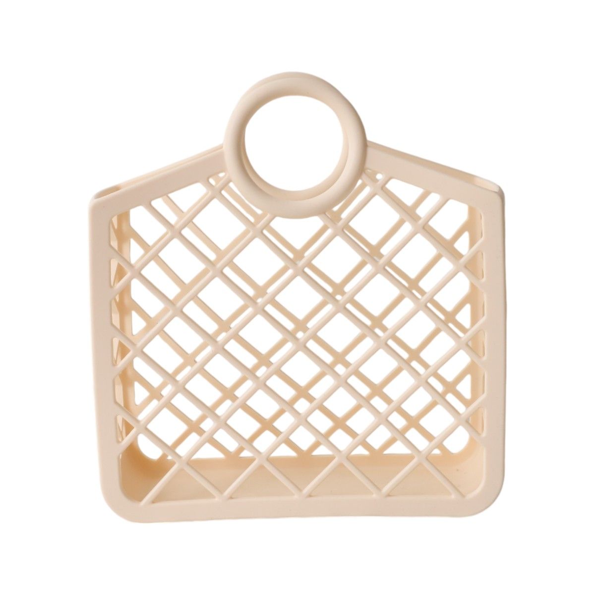 Panier rétro en silicone écru Roodoudou