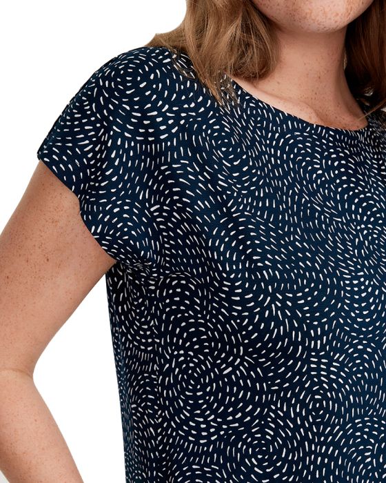 Alice Capsleeve Women damebluse