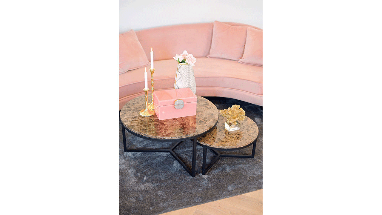 Salontafel 7216⌀80  x H40 cm