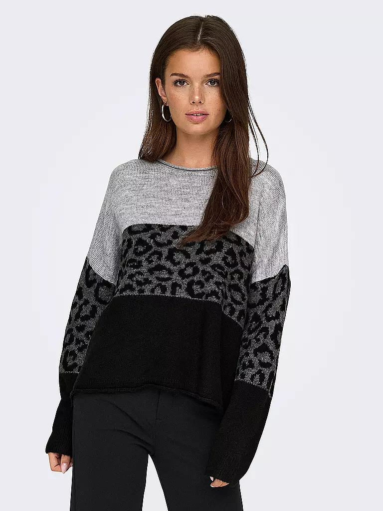 ONLY Pullover ONLJADE hellgrau