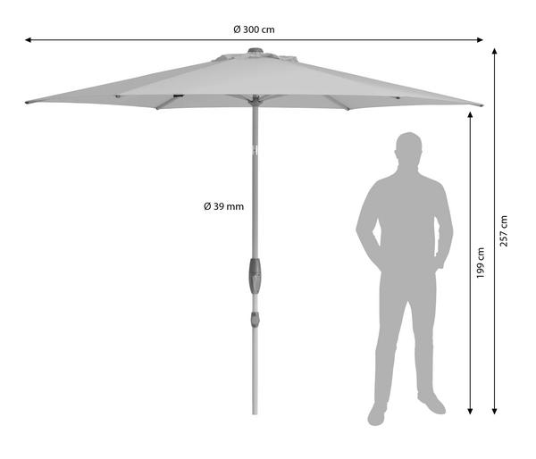 Suncomfort by Glatz Sonnenschirm Shell Turn,