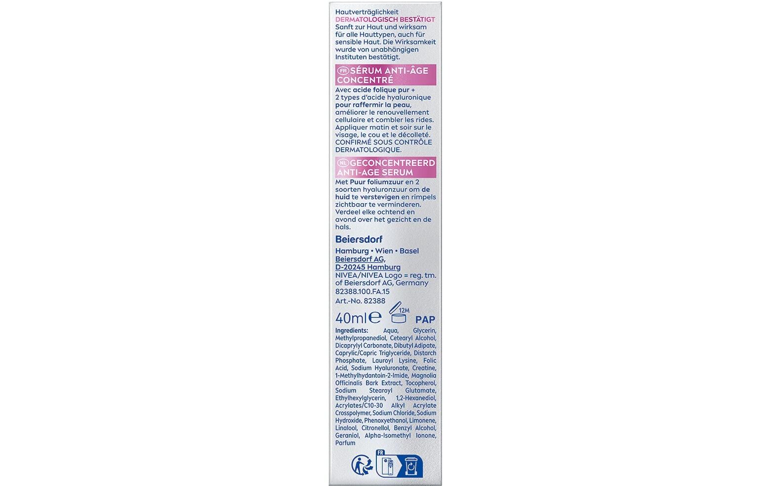 Gesichtsserum Cellular Expert Filler Anti-Age 40 mlSerum für jugendliche Haut