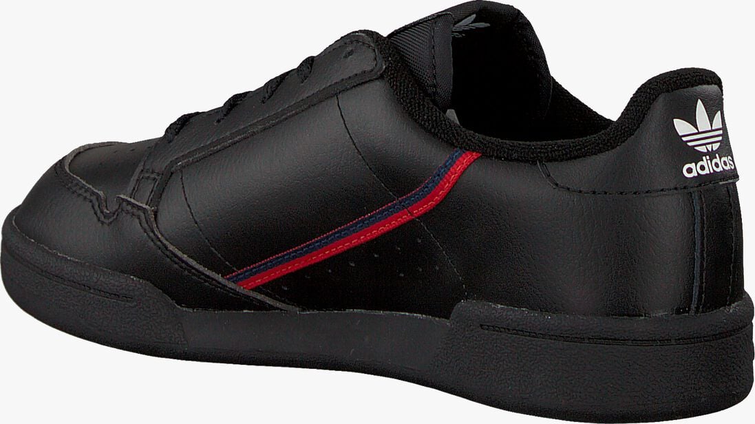 ADIDAS zwarte adidas lage sneakers continental 80 c