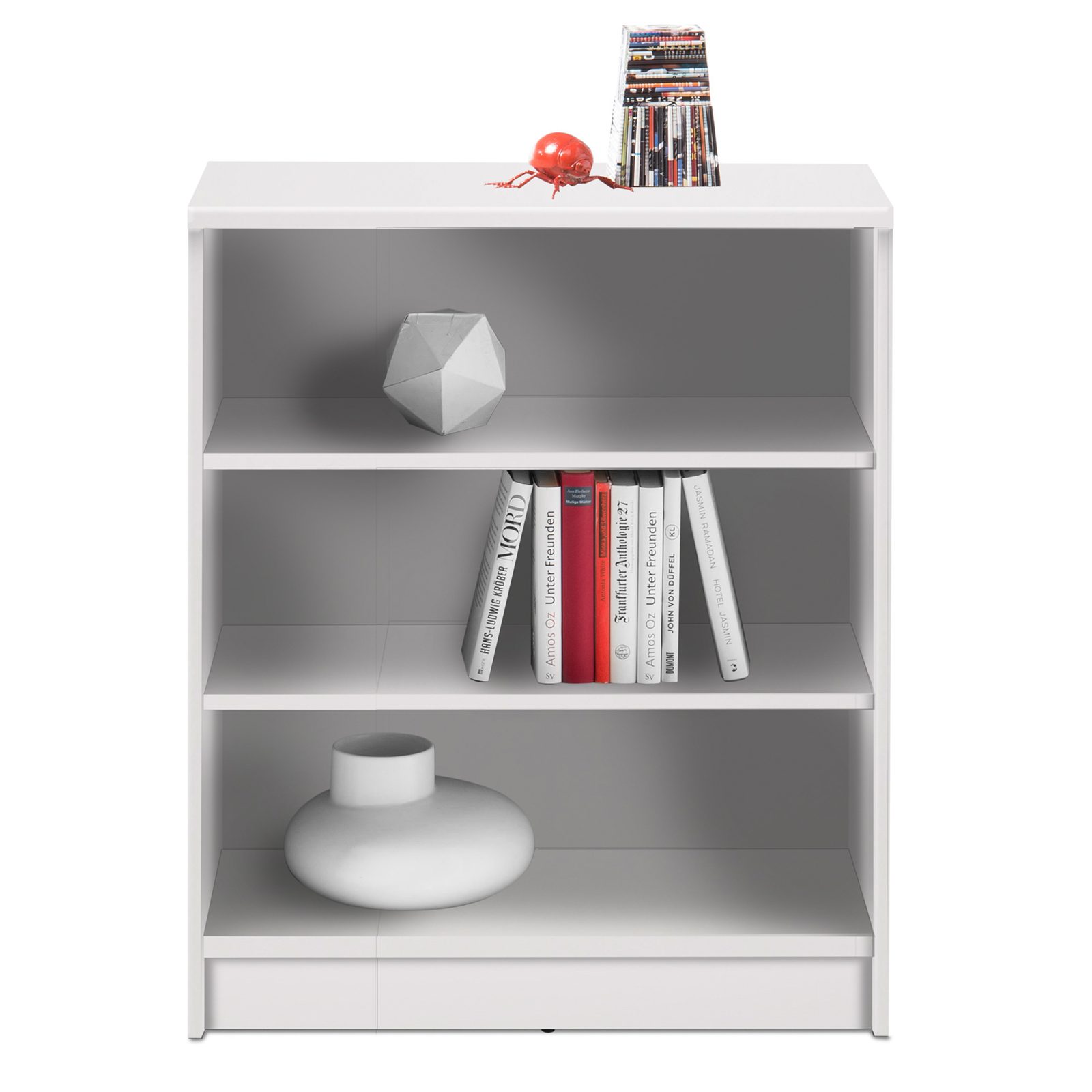 Regal - weiß - 86 cm hoch