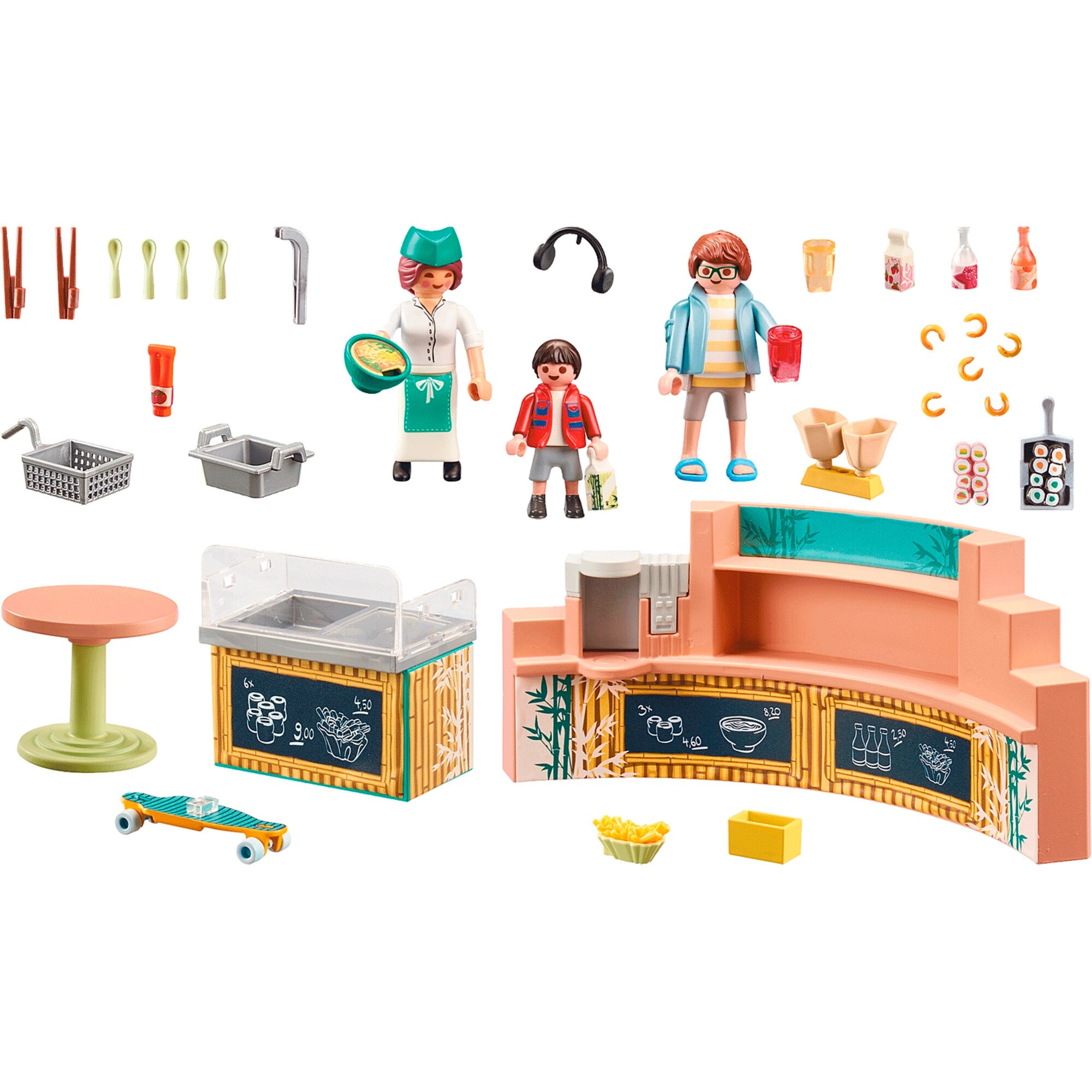 PLAYMOBIL Konstruktionsspielzeug myLife Food Lounge