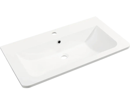 FACKELMANN Meubel Wastafel Luxor 80 cm wit midden