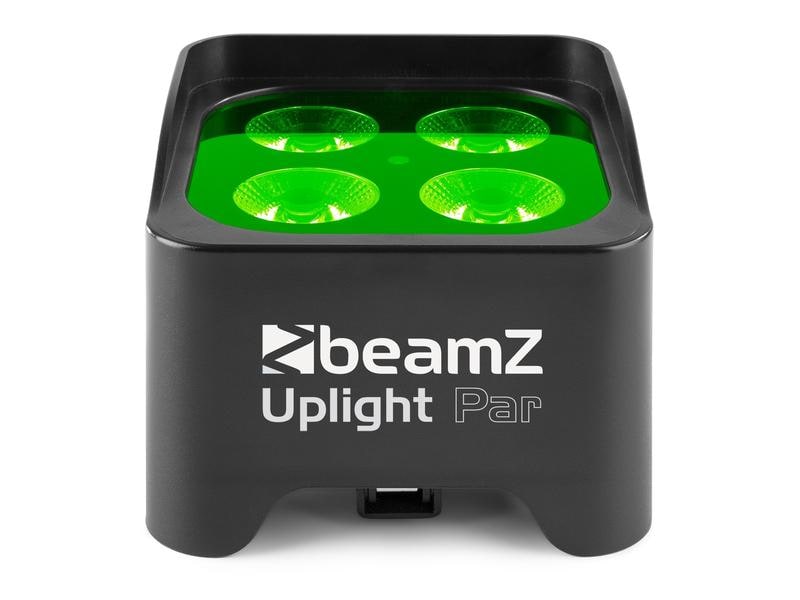 BeamZ Bodenstrahler BBP90 Uplight Par Akkubetriebener LED-Bodenstrahler 4x 4W