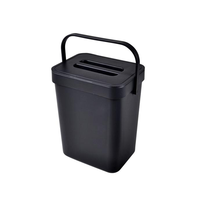 POUBELLE COMPOST ACCROCHABLE 5L 18X14X24CM ANTHRACITE