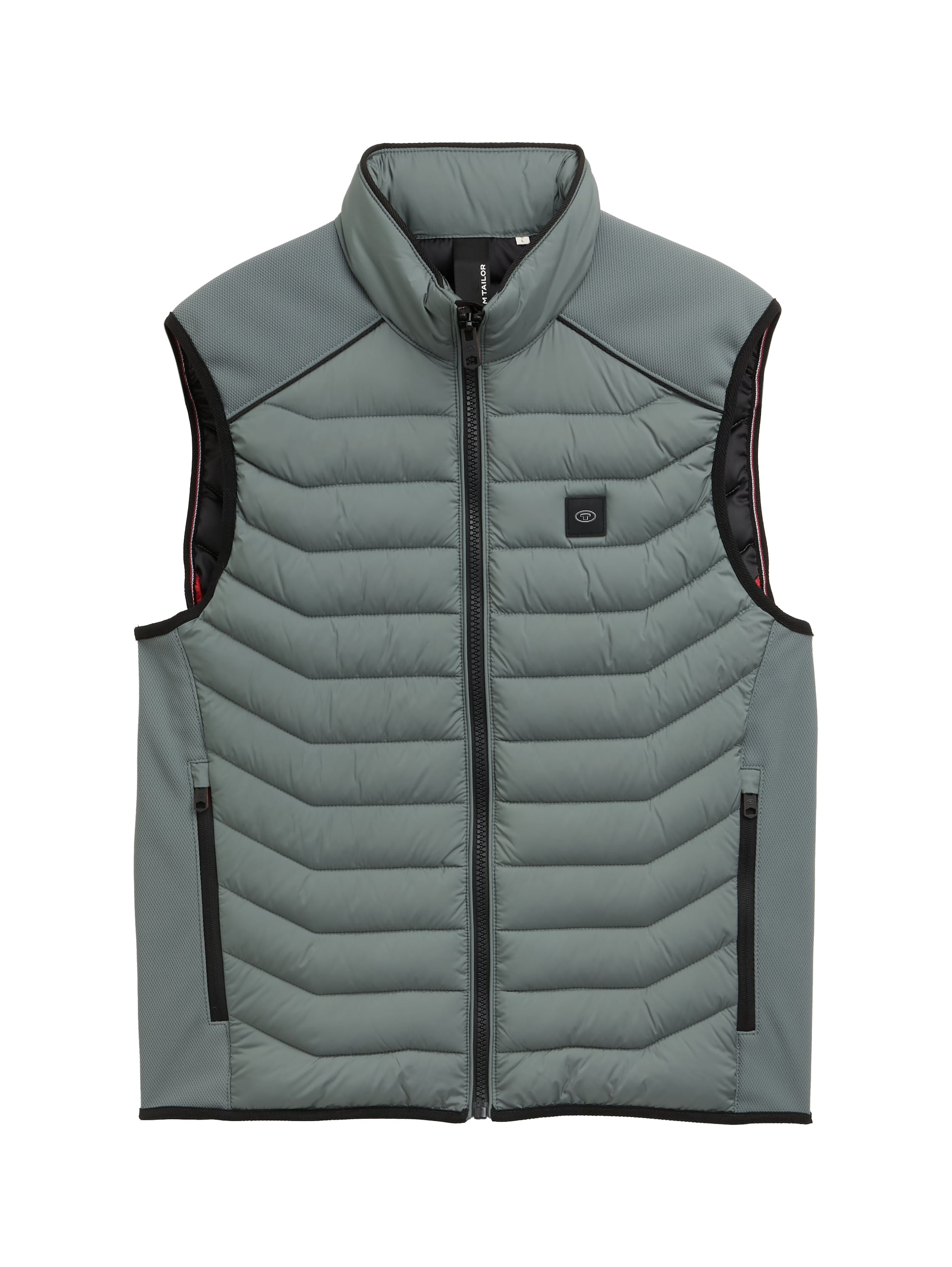 TOM TAILOR Steppweste , mit Logo Stickerei