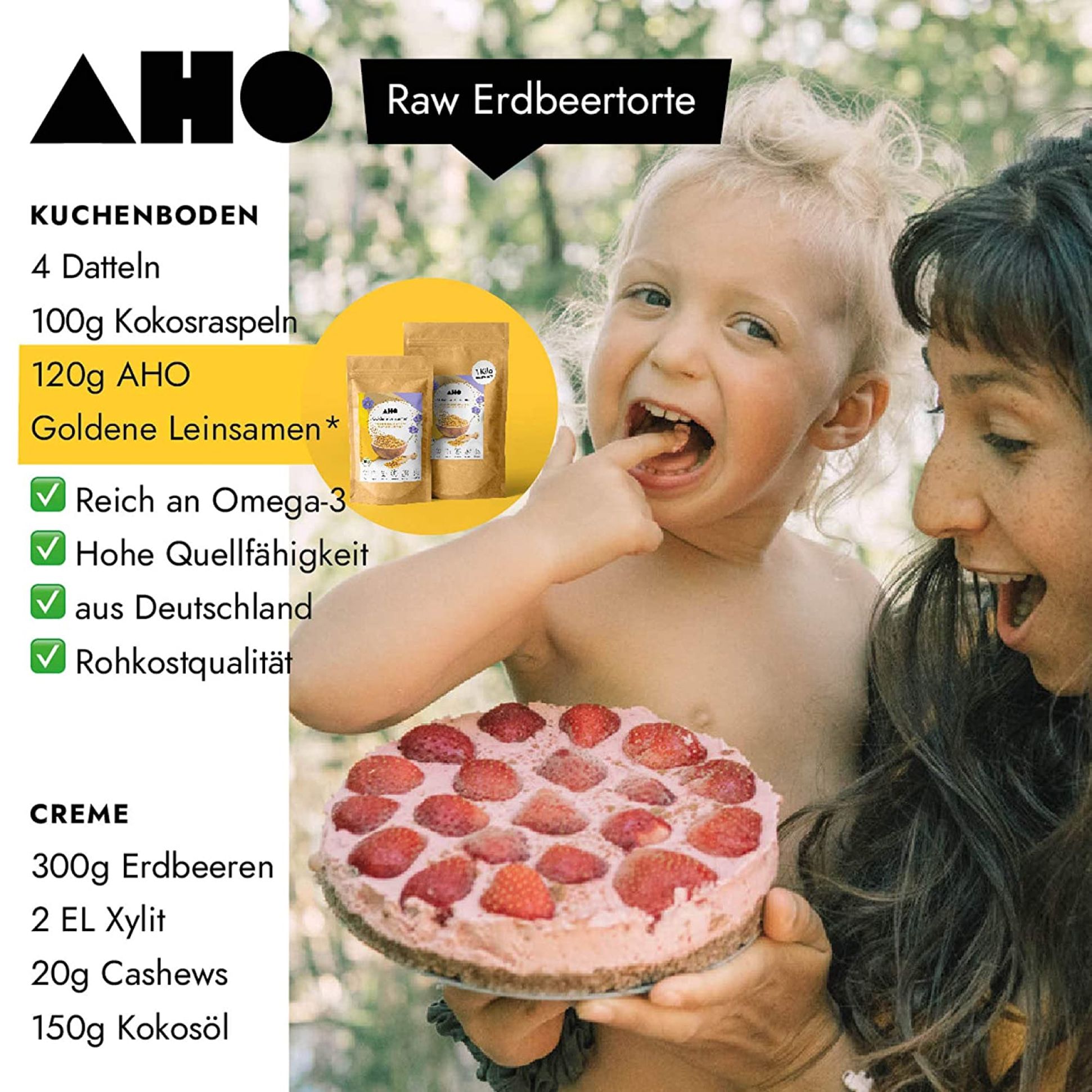 AHO Goldene Leinsamen aus Deutschland
