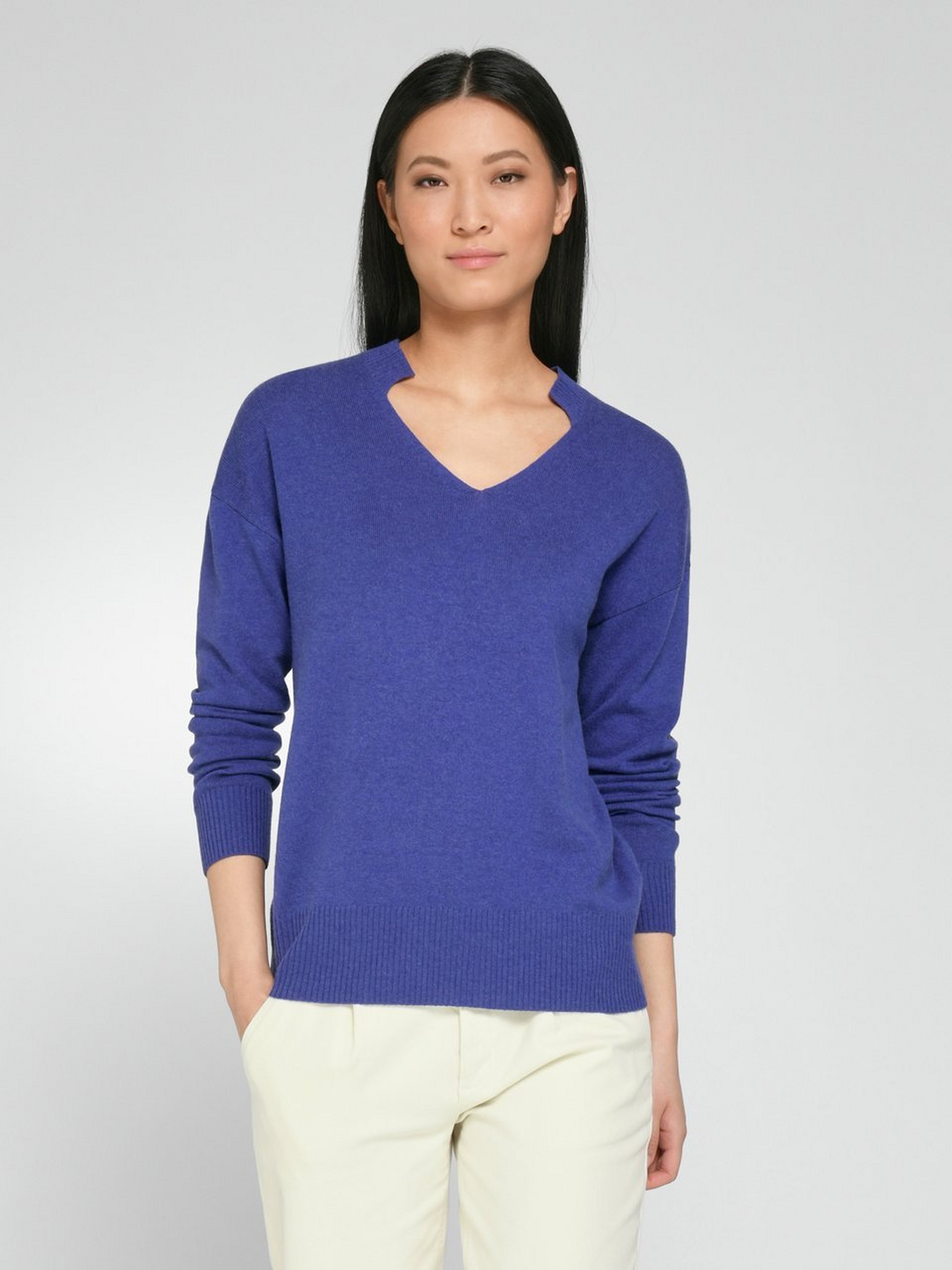 Pullover aus Schurwolle und Kaschmir