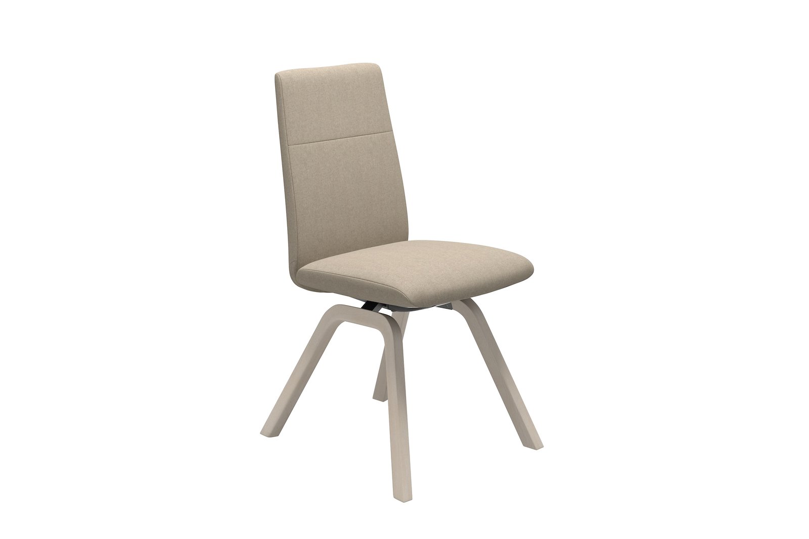 Chilli spisestol Tekstil Calido - Light Beige - Whitewash