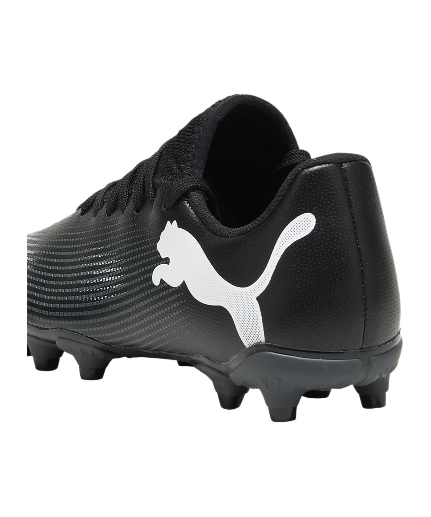PUMA FUTURE 7 Play FG/AG Eclipse Jr Kids Schwarz Weiss F02