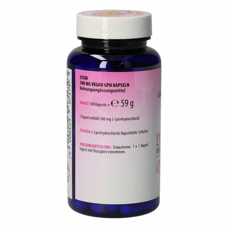 Lysin 500 mg vegan GPH Kapseln, 100 St
