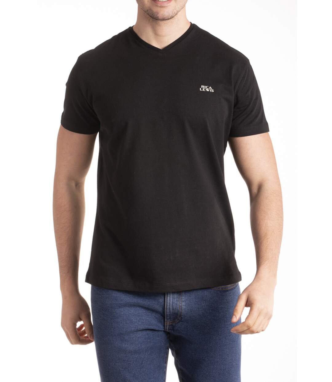 T-shirt coupe regular coton BORDO NOIR
