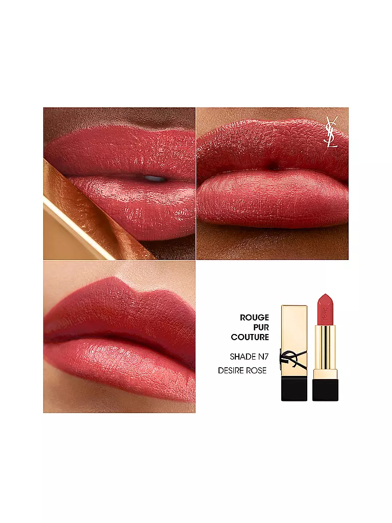 YVES SAINT LAURENT Lippenstift - Rouge Pur Couture (N7) dunkelrot