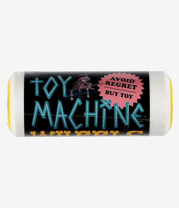 Toy Machine Sketchy Monster Rollen (white yellow) 54mm 100A 4er Pack