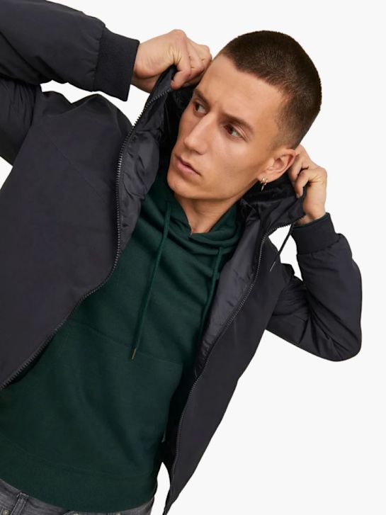 JACK & JONES Übergangsjacke Schwarz