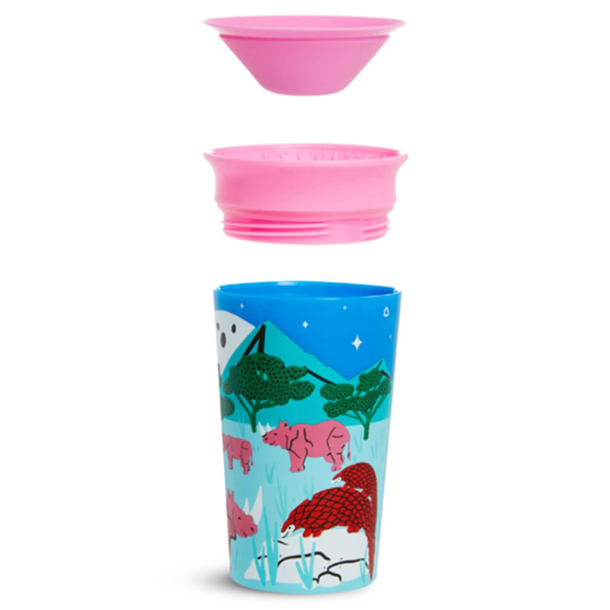 Munchkin Verre Miracle® 360° WildLove 9oz Paquet de 2