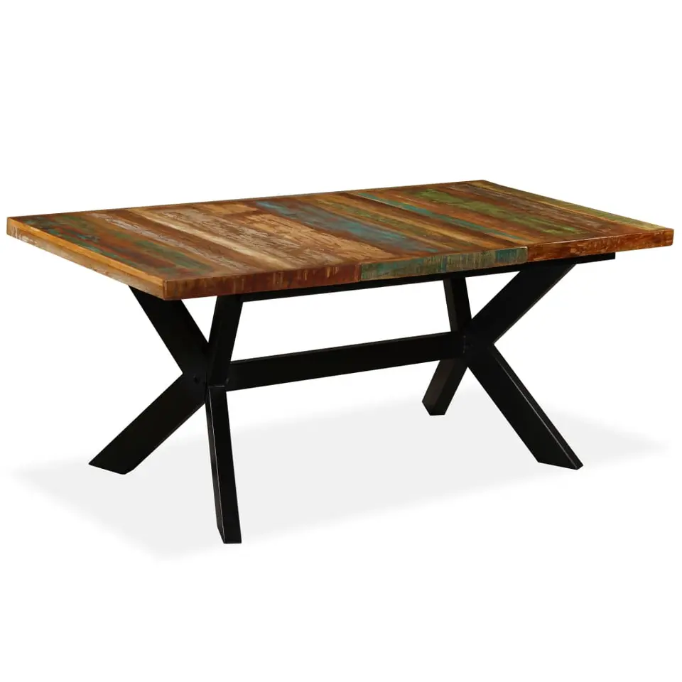 vidaXL - Eetkamertafel - Bruin - Hout - 180 x 90 x 76 cm