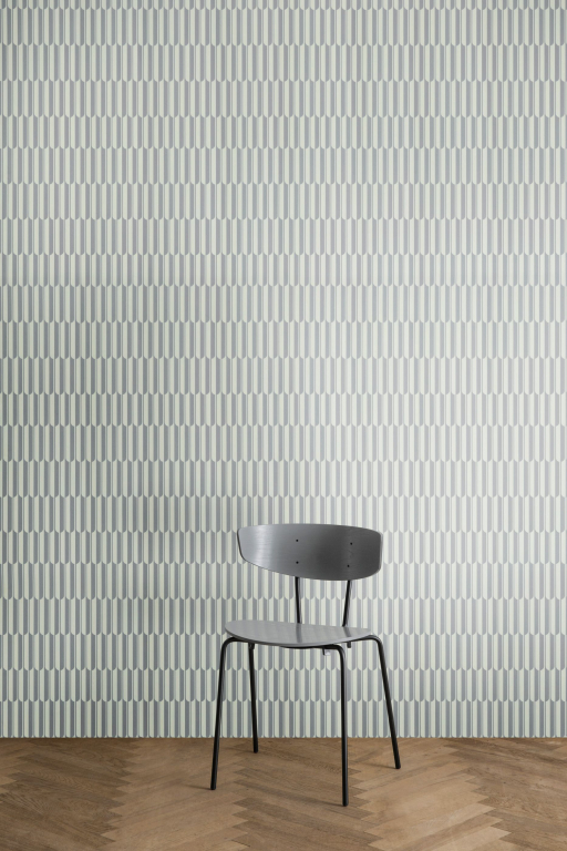 Ferm Living Herman stoel zwart, zwart onderstel