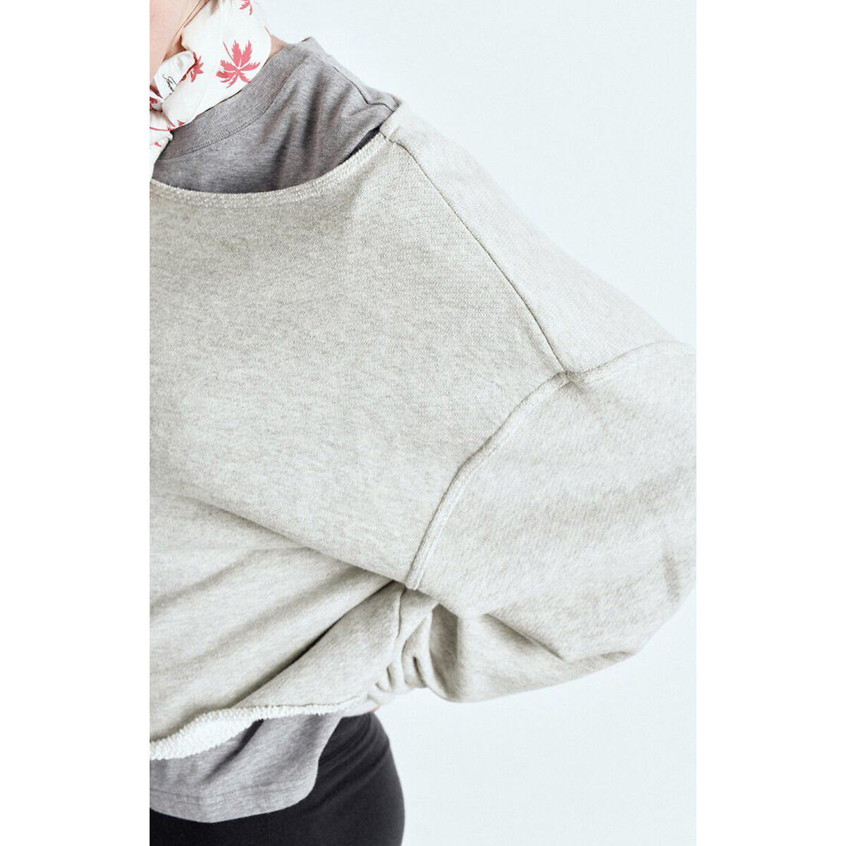AMERICAN VINTAGE<br>Moletom folgado com decote canoa, KODYTOWN