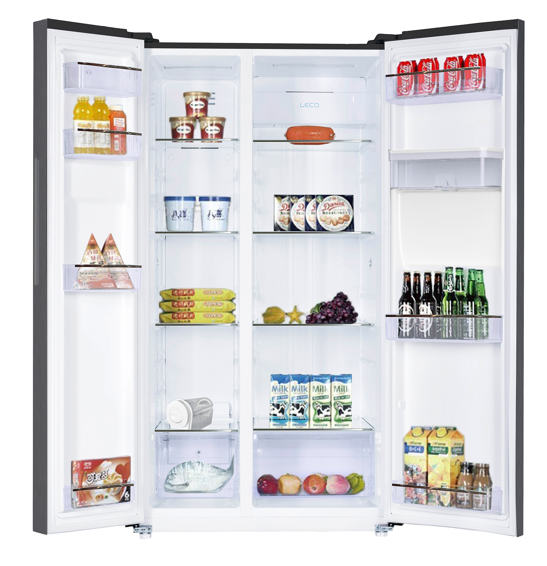 Friac amerikaanse koelkast SBS7023 559 L dark inox  No Frost