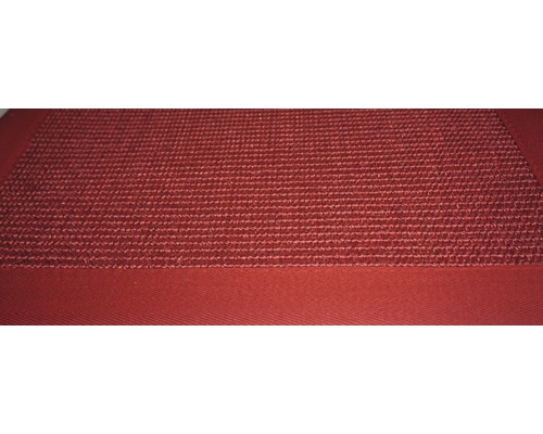 Sisal vloerkleed robijnrood 80x160 cm