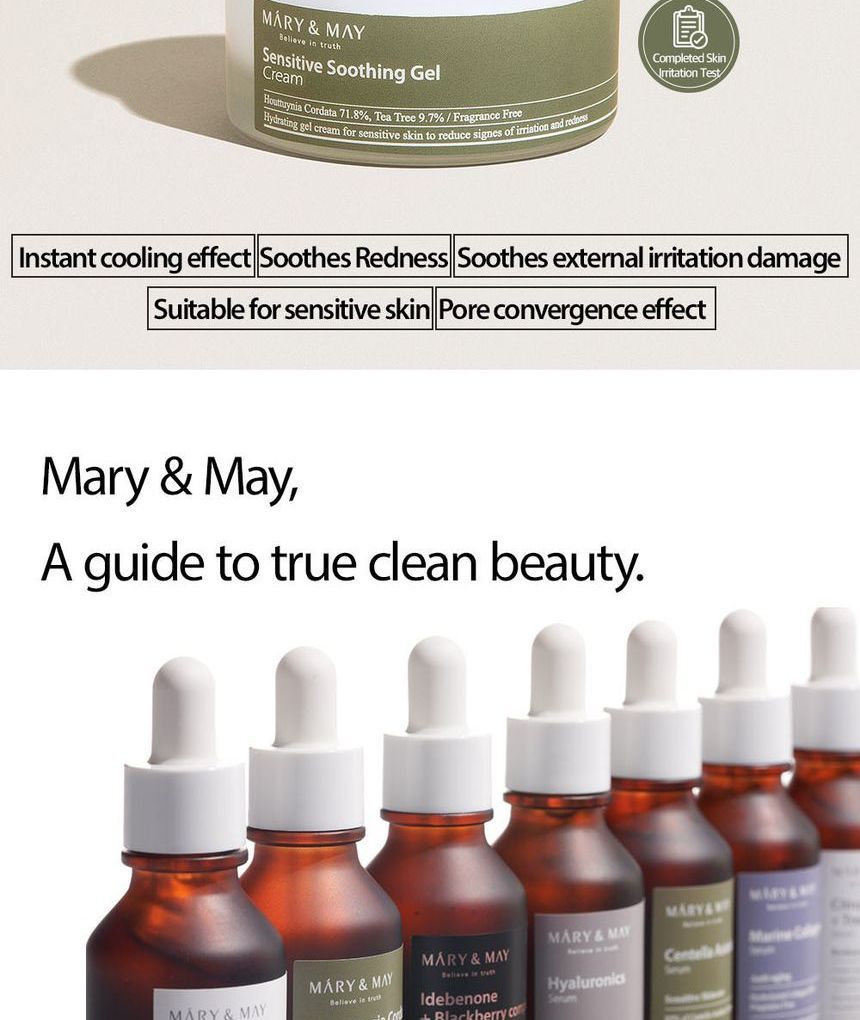 Mary&May - Gevoelige Verzachtende Gelcrème Mini