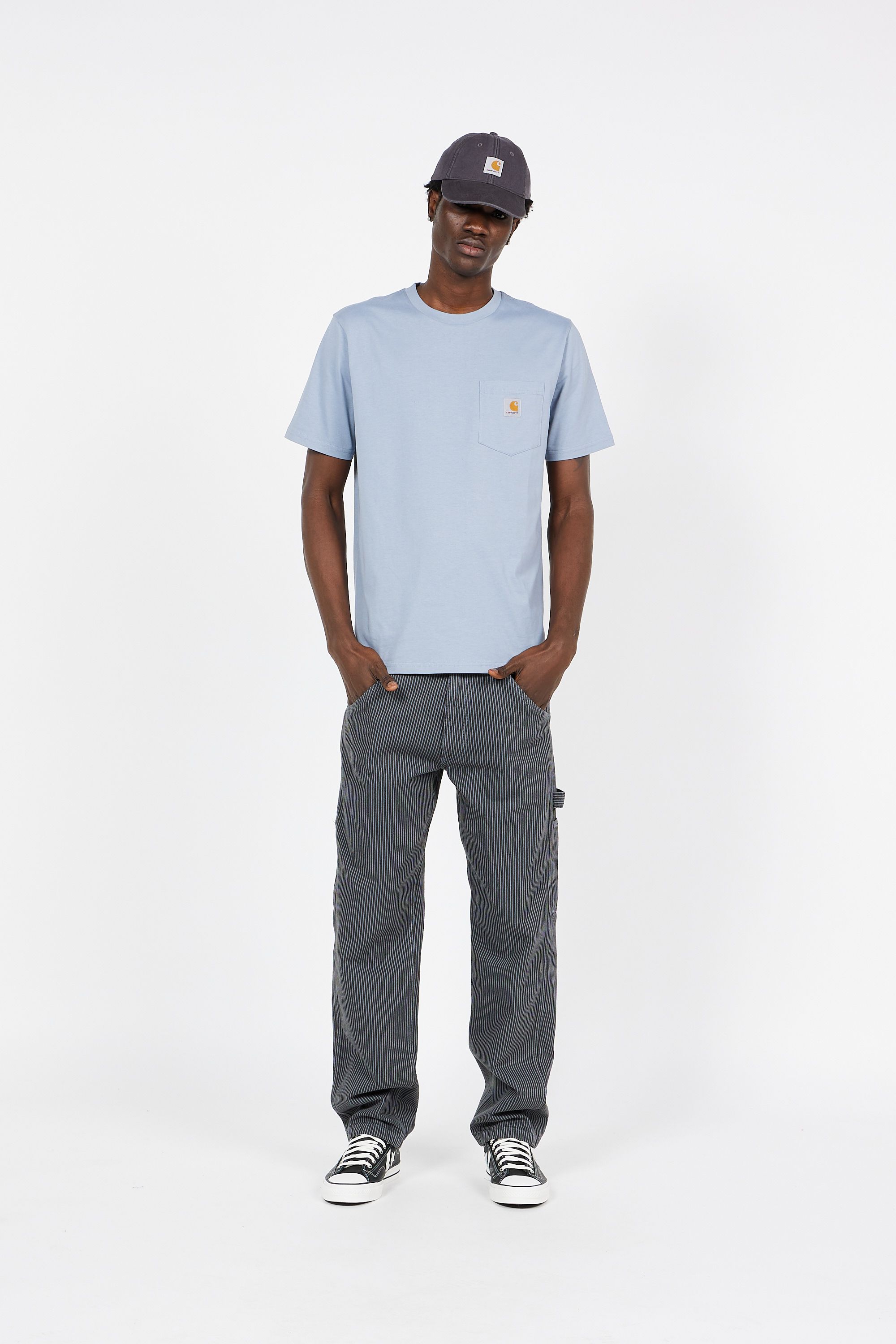 CARHARTT WIP T-shirt Pocket Gris