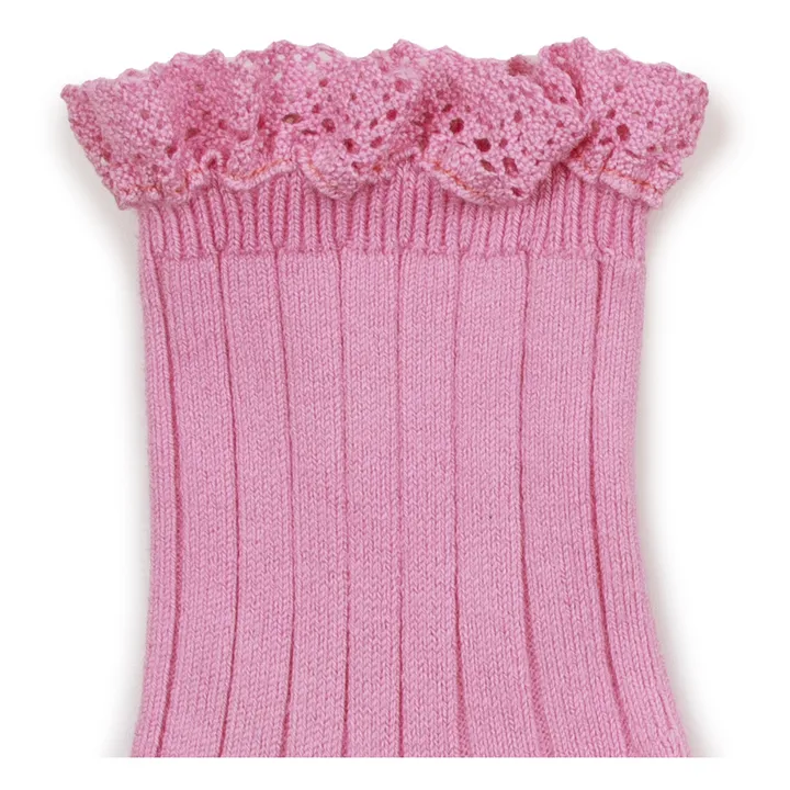 Collégien Chaussettes Lili | Rose bonbon